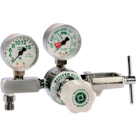 M1 Series Flow Gauge Regulator - Oxygen - 2-15 LPM - CGA-870 Yoke - 3000 PSI Inlet 312-M1-870-15FG