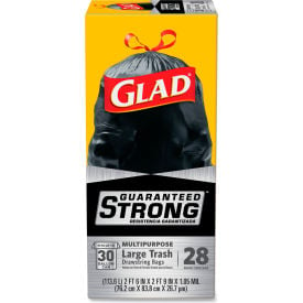 Glad® Drawstring Large Trash Bags 30 Gal 1.05 mil 30