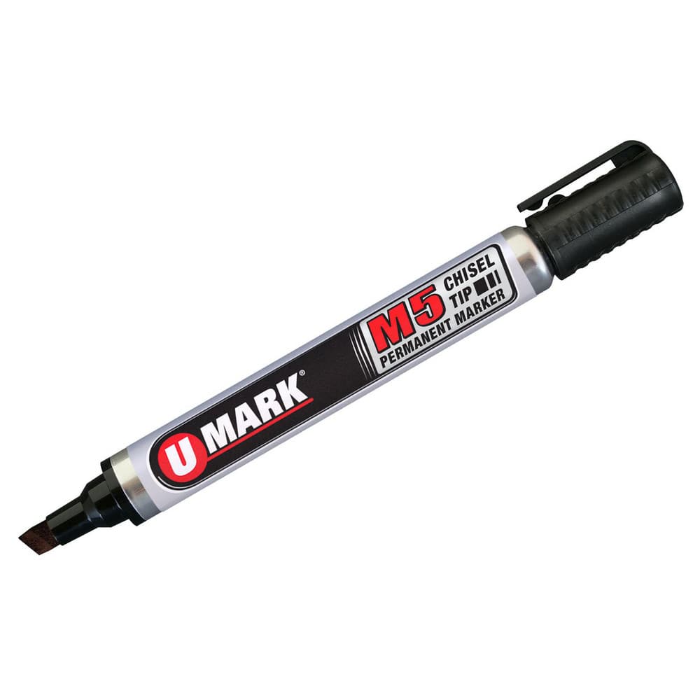 Markers & Paintsticks, Marker Type: Ink Marker, Tip Shape: Chisel, Color: Black, Ink Type: Alcohol Base, Tip Type: Chisel, For Use On: Wood, Glass MPN:10550