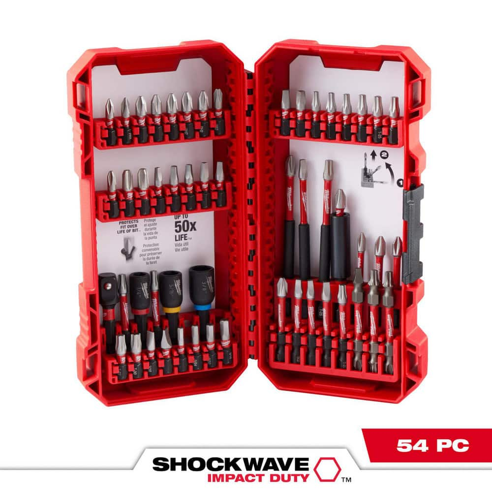 Power & Impact Screwdriver Bit Sets, Bit Type: Hex, Insert, Philips, Slotted, Square, Torx , Point Type: Phillips, Slotted, Torx, Hex, Square , Drive Size: 1/8 MPN:48-32-4010