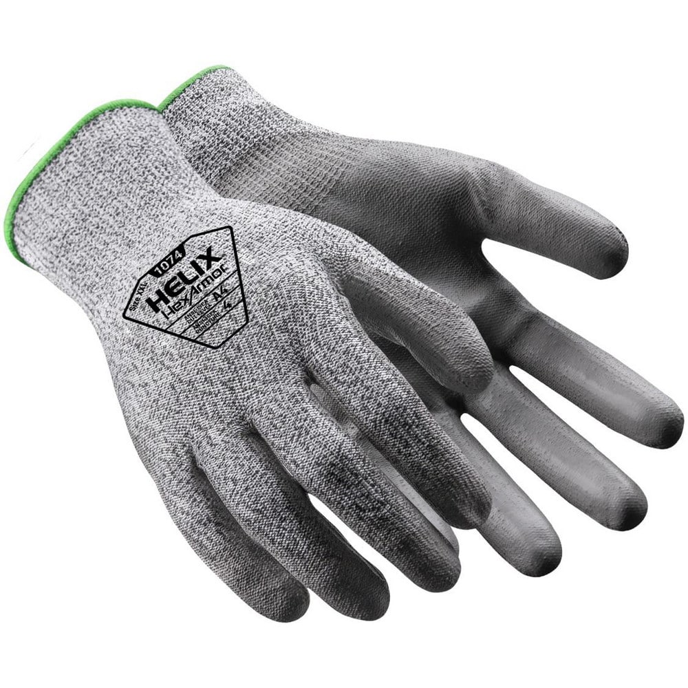 Cut & Puncture Resistant Gloves, Coating Material: Polyurethane , Coating Coverage: Palm & Fingertips , Glove Type: Abrasion Resistant MPN:1074-XXS (5)