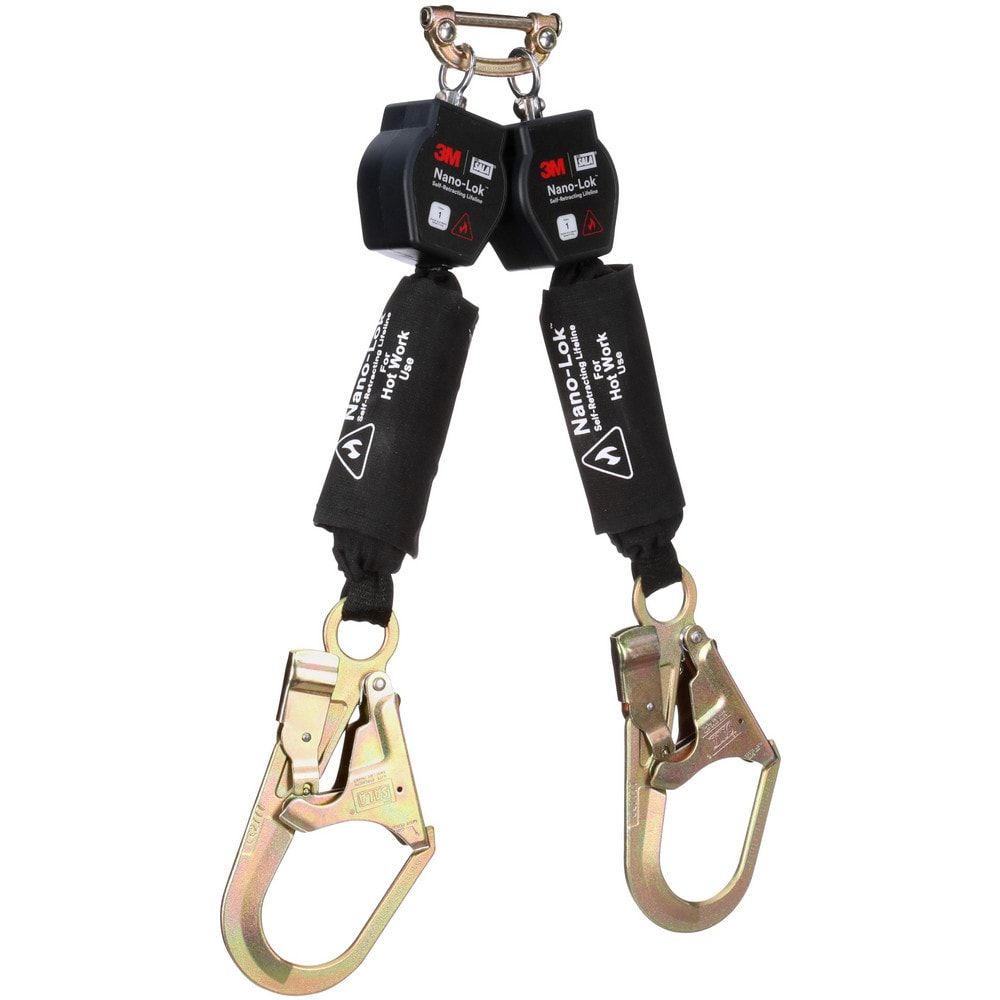 Self-Retracting Lanyards, Lifelines & Fall Limiters, Length (Feet): 6.000 , Housing Material: Thermoplastic , Unit Connector: Single Pin Connector  MPN:7012818545