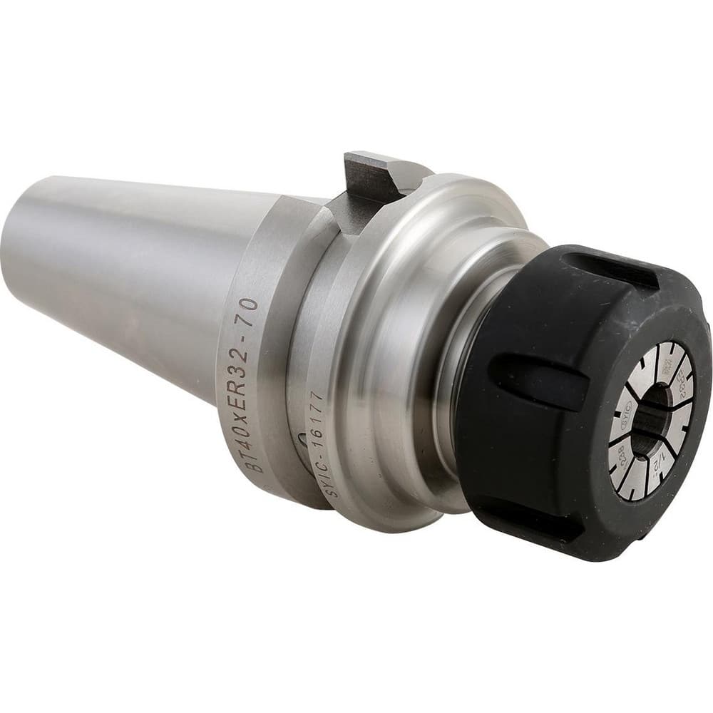 BT40 Collet Chuck x ER32 - 70mm projection with CoolFLEX DIN-B coolant ports and coolant nut MPN:16177F-C