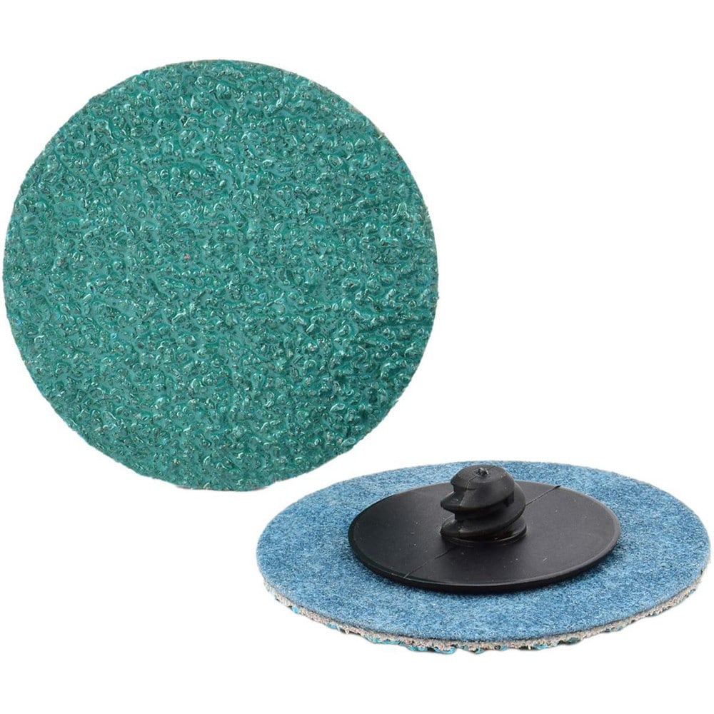 Quick Change Discs, Disc Diameter: 2 , Abrasive Type: Coated , Abrasive Material: Zirconia Alumina , Grit: 40 , Grade: Extra Coarse  MPN:31719