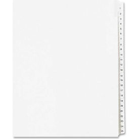 Avery Side Tab Collated Legal Index Divider 1 to 25 8.5