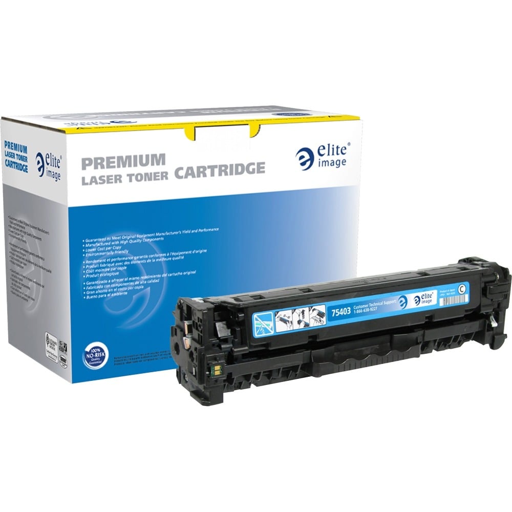 Elite Image Remanufactured Cyan Toner Cartridge Replacement For HP 304A, CC531A MPN:ELI75403