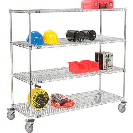 Nexel® 4 Shelf Truck Chrome 60