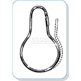 Metal Pear Shaped Ring/Hook 2-1/2