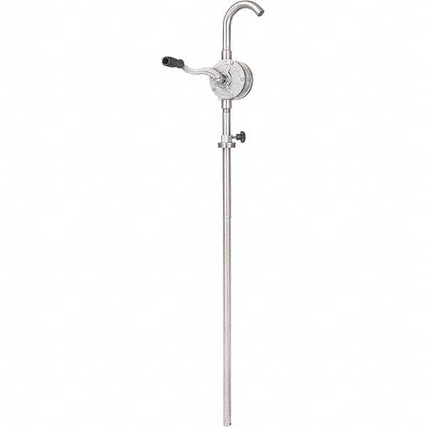 Rotary Hand Pump: 1 gal/TURN, Water Based Lubrication, 304 Stainless Steel & Polytetrafluroethylene MPN:GNB/SS25/3R/SPL