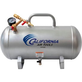 California Air Tools Portable Auxiliary Air Tank Horizontal 5 Gallon Capacity 125 PSI AUX05S