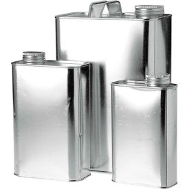 Qorpak 280593 1 Gal. Metal Oblong F-Style Can With 1-3/4