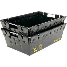 Protektive Pak Plastek Conductive Nesting Tote 27-1/4