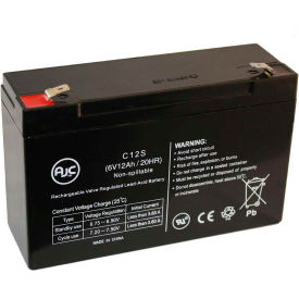 AJC® Dual Lite 12-612 6V 12Ah Emergency Light Battery AJC-C12S-A-1-100695