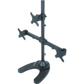 TygerClaw LCD6003 Triple-Arm Desk Monitor Mount Black LCD6003