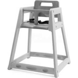 Koala Kare® Plastic High Chair Gray Unassembled 950DGY-KD