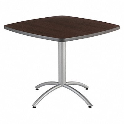 Cafe Table Square Walnut 30 in H MPN:65684