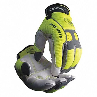 Mechanics Gloves Goat Grain Hi-Viz M PR MPN:2919 M