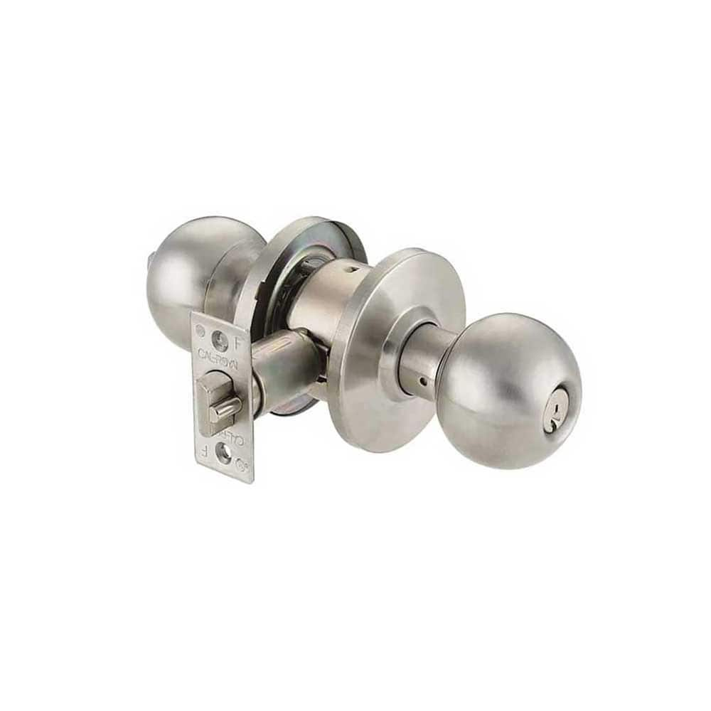 Knob Locksets, Cylinder Type: Conventional , Type: Storeroom , Key Type: Keyed Different , Material: Cold Rolled Steel , Finish/Coating: Satin Stainless Steel  MPN:BA05-32D