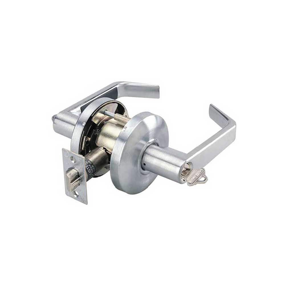 Lever Locksets, Lockset Type: Classroom , Key Type: Keyed Different , Back Set: 2-3/4 (Inch), Cylinder Type: Conventional , Material: Steel  MPN:CSL03-26D