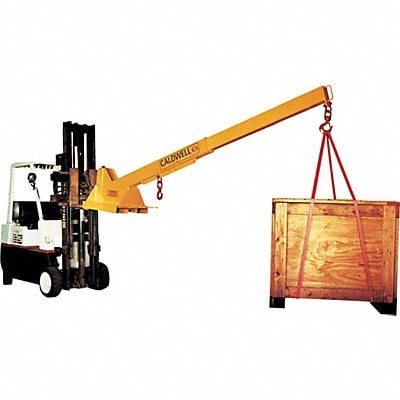 Pivoting Forklift Boom 3000 lb MaxCap. MPN:PB-30S