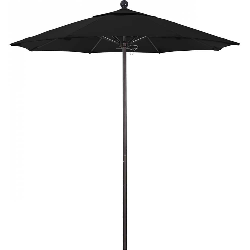 Patio Umbrellas, Fabric Color: Black , Base Included: No , Fade Resistant: Yes , Diameter (Feet): 7.5 , Canopy Fabric: Solution Dyed Polyester  MPN:194061357859