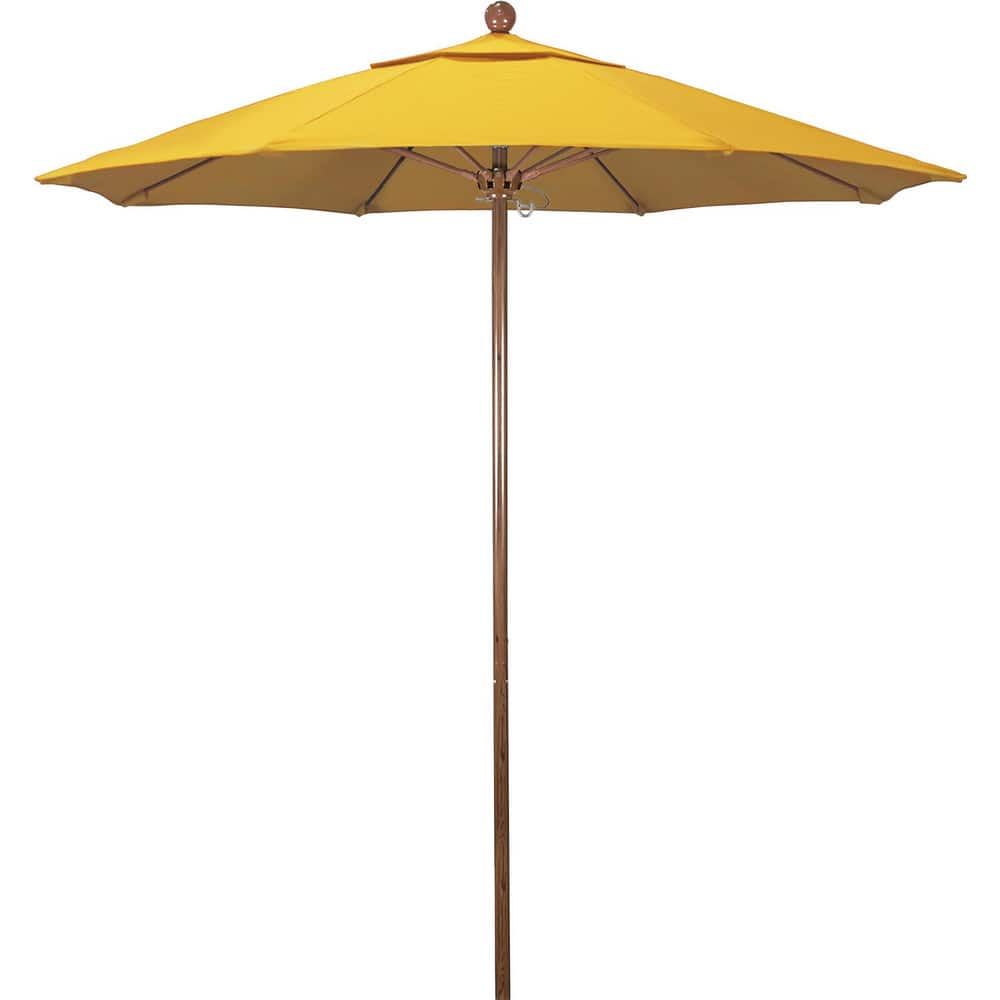 Patio Umbrellas, Fabric Color: Lemon , Base Included: No , Fade Resistant: Yes , Diameter (Feet): 7.5  MPN:194061620830