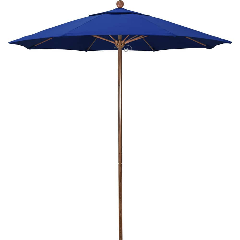 Patio Umbrellas, Fabric Color: Pacific Blue , Base Included: No , Fade Resistant: Yes , Diameter (Feet): 7.5  MPN:194061620946