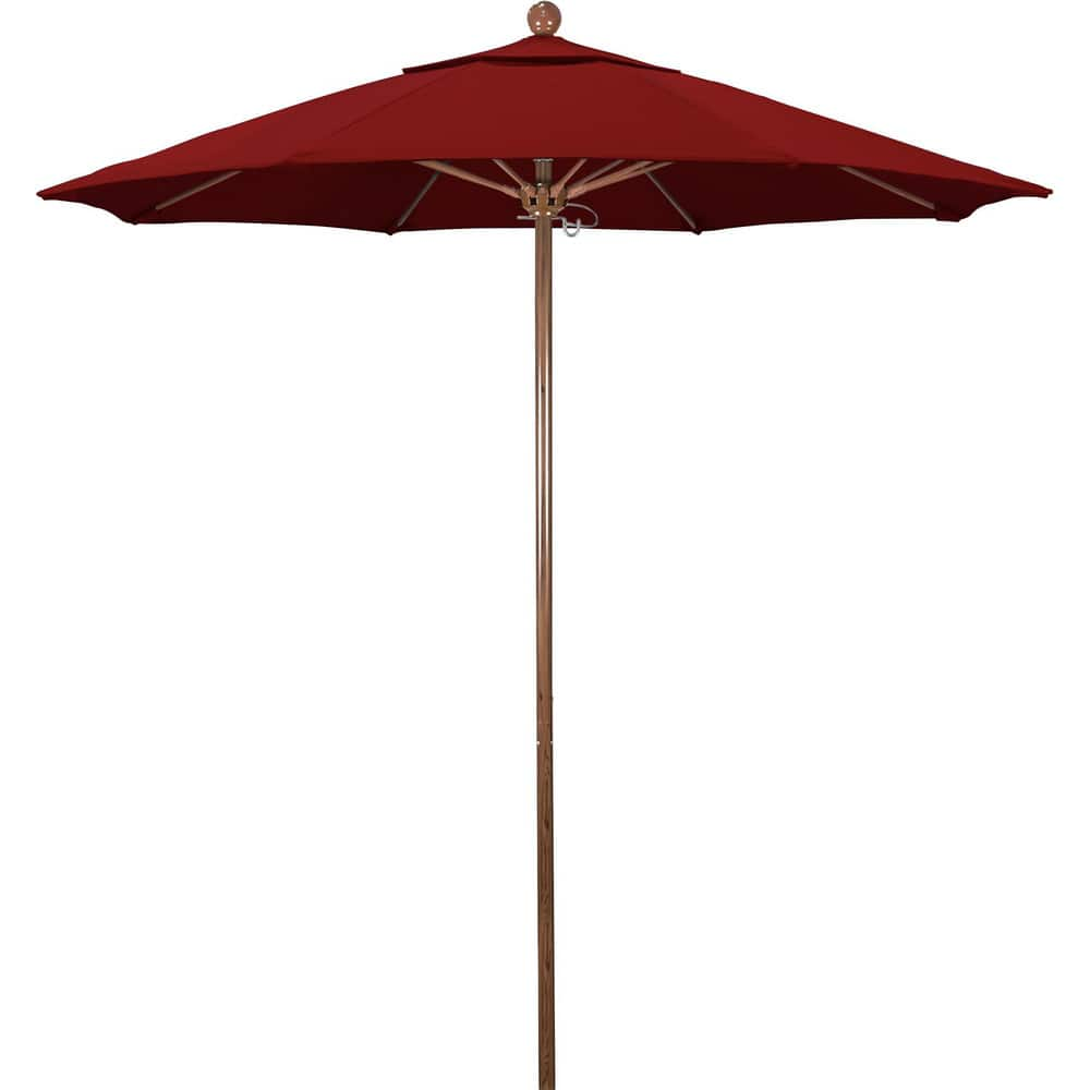 Patio Umbrellas, Fabric Color: Red , Base Included: No , Fade Resistant: Yes , Diameter (Feet): 7.5  MPN:194061620953