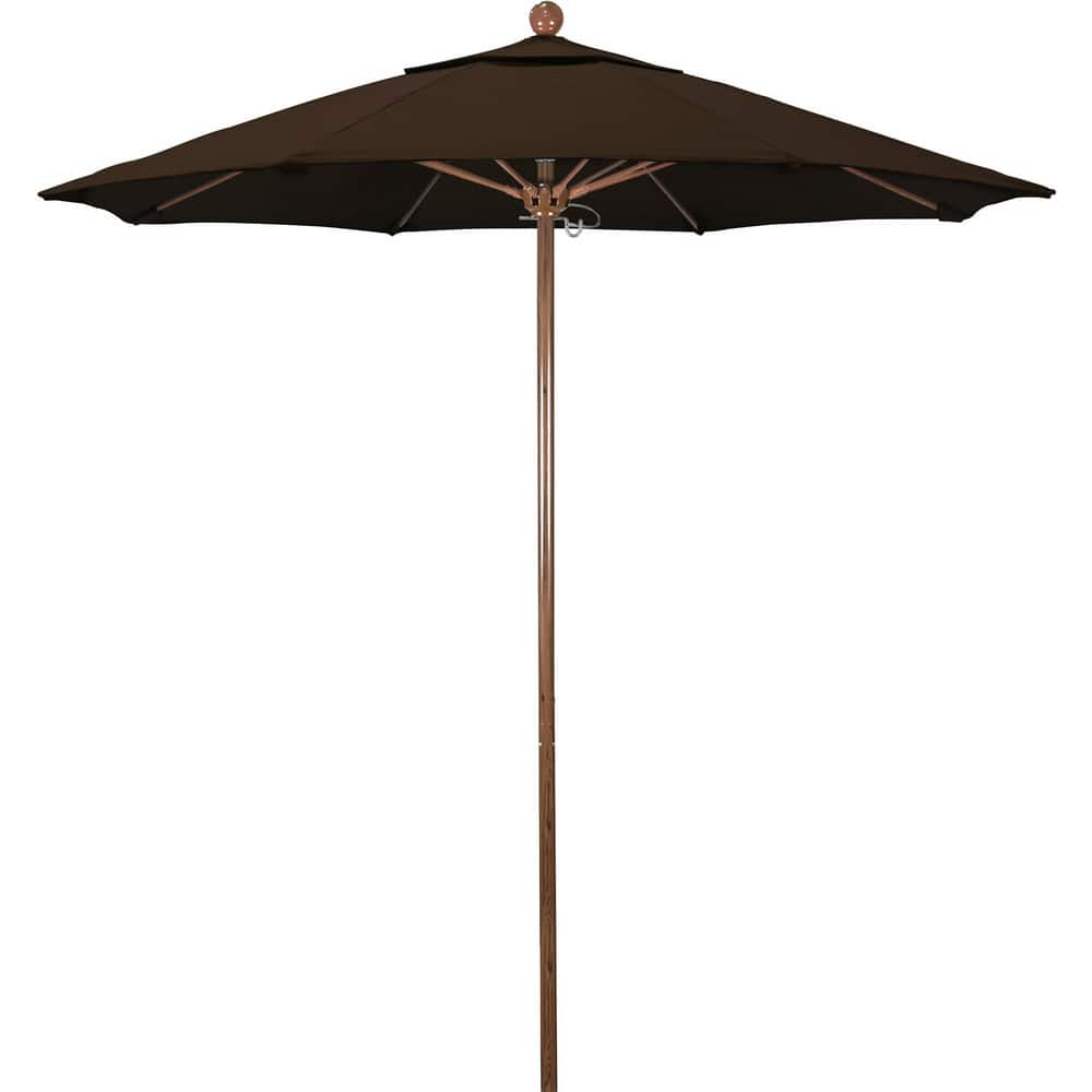 Patio Umbrellas, Fabric Color: Mocha , Base Included: No , Fade Resistant: Yes , Diameter (Feet): 7.5  MPN:194061621042