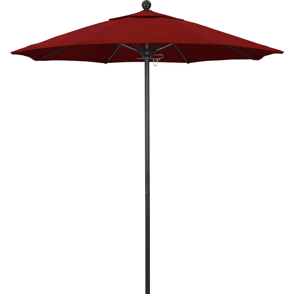 Patio Umbrellas, Fabric Color: Red , Base Included: No , Fade Resistant: Yes , Diameter (Feet): 7.5  MPN:194061626429