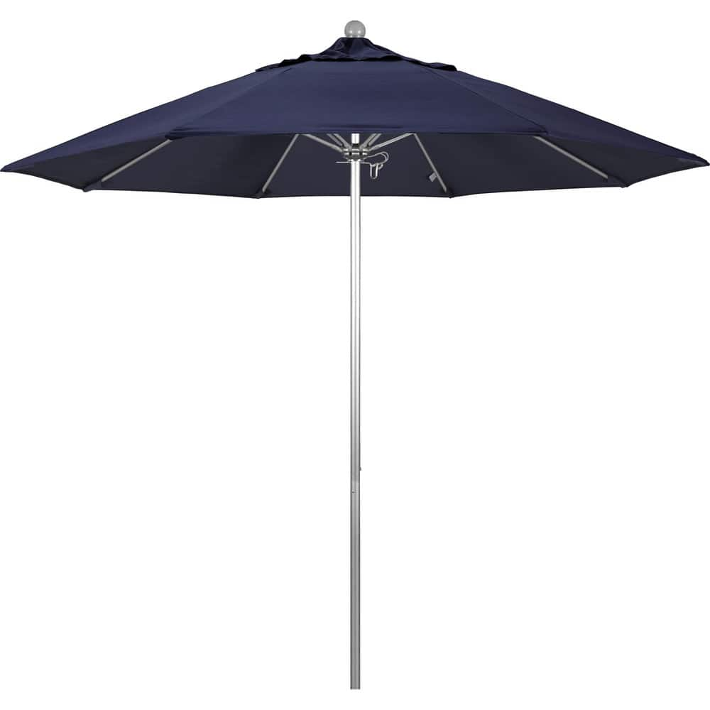 Patio Umbrellas, Fabric Color: Navy , Base Included: No , Fade Resistant: Yes , Diameter (Feet): 9  MPN:194061626733