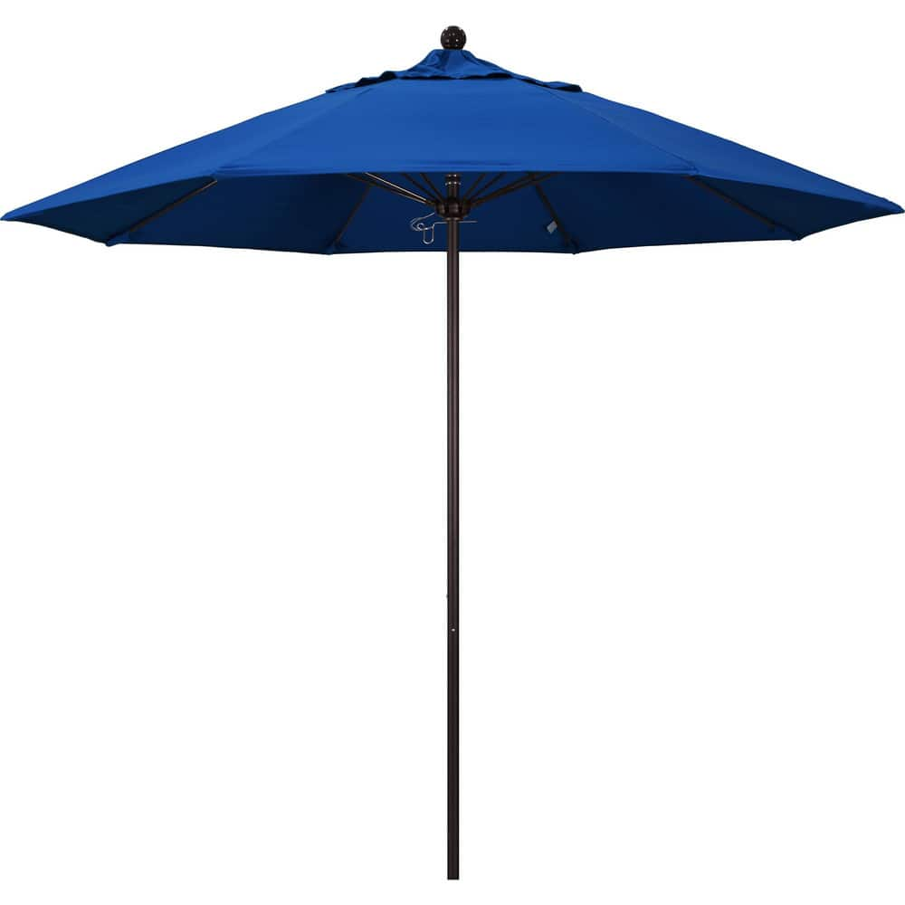 Patio Umbrellas, Fabric Color: Pacific Blue , Base Included: No , Fade Resistant: Yes , Diameter (Feet): 9  MPN:194061626818