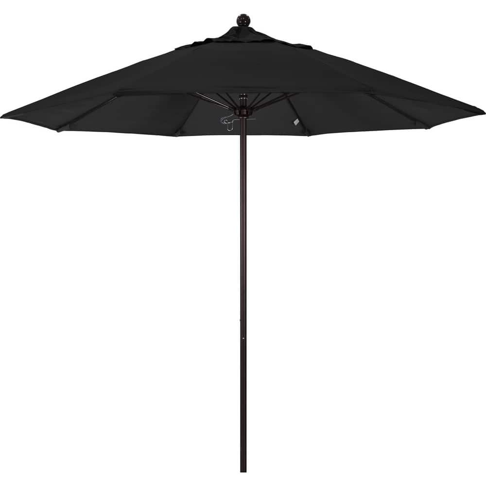 Patio Umbrellas, Fabric Color: Black , Base Included: No , Fade Resistant: Yes , Diameter (Feet): 9  MPN:194061626849