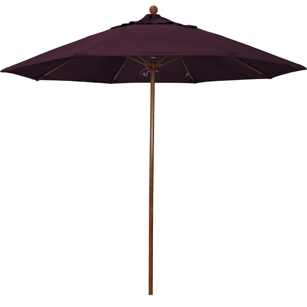 Patio Umbrellas, Fabric Color: Purple , Base Included: No , Fade Resistant: Yes , Diameter (Feet): 9  MPN:194061627570