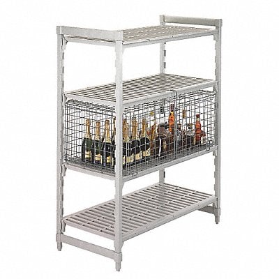 Security Cage 18x42-1/2x25-1/4 in Gray MPN:EACSSC244818000