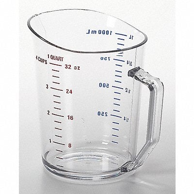 Liquid Measuring Cup 1 Qt. Clear PK12 MPN:CA100MCCW135