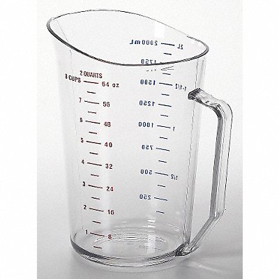 Liquid Measuring Cup 2 Qt. Clear PK12 MPN:CA200MCCW135