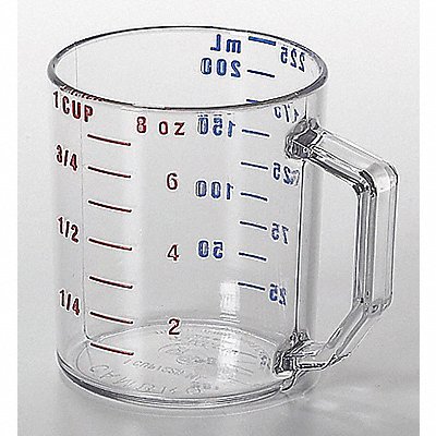 Dry Measuring Cup 1 Cup Clear PK12 MPN:CA25MCCW135