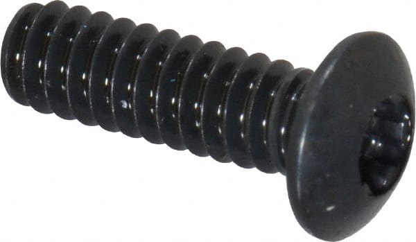 Button Socket Cap Screw: #4-40 x 3/8, Alloy Steel, Black Oxide Coated MPN:34083