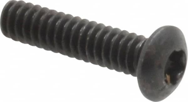 Button Socket Cap Screw: #4-40 x 1/2, Alloy Steel, Black Oxide Coated MPN:34089