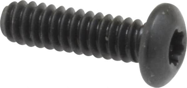 Button Socket Cap Screw: #6-32 x 1/2, Alloy Steel, Black Oxide Coated MPN:34110