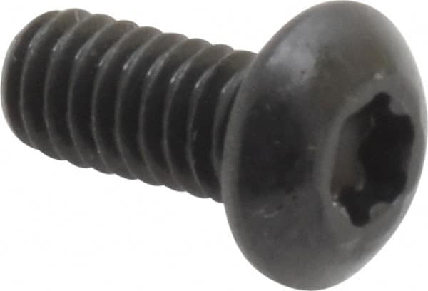 Button Socket Cap Screw: #8-32 x 3/8, Alloy Steel, Black Oxide Coated MPN:34131