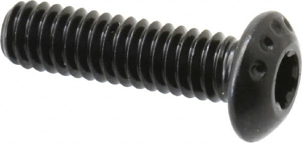 Button Socket Cap Screw: #8-32 x 5/8, Alloy Steel, Black Oxide Coated MPN:34137