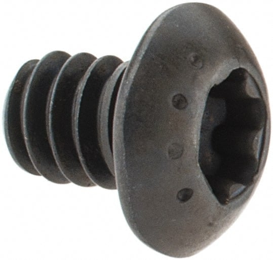 Button Socket Cap Screw: #10-24 x 1/4, Alloy Steel, Black Oxide Coated MPN:34152