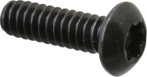 Button Socket Cap Screw: #10-24 x 5/8, Alloy Steel, Black Oxide Coated MPN:34161