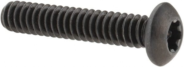 Button Socket Cap Screw: #10-24 x 1, Alloy Steel, Black Oxide Coated MPN:34170