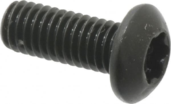 Button Socket Cap Screw: #10-32 x 1/2, Alloy Steel, Black Oxide Coated MPN:34311