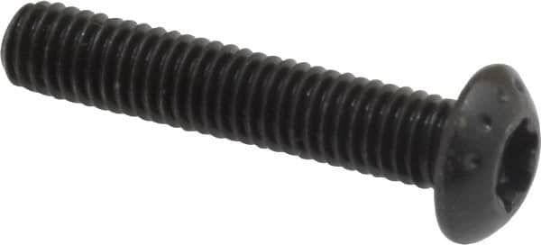 Button Socket Cap Screw: #10-32 x 1, Alloy Steel, Black Oxide Coated MPN:34323