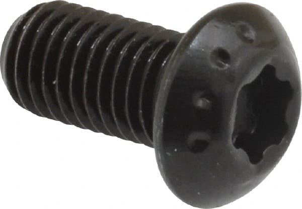 Button Socket Cap Screw: 1/4-28 x 1/2, Alloy Steel, Black Oxide Coated MPN:34332