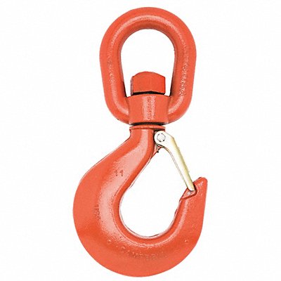 Hoist Hook 4000 lb Latch Swivel MPN:3952415PL